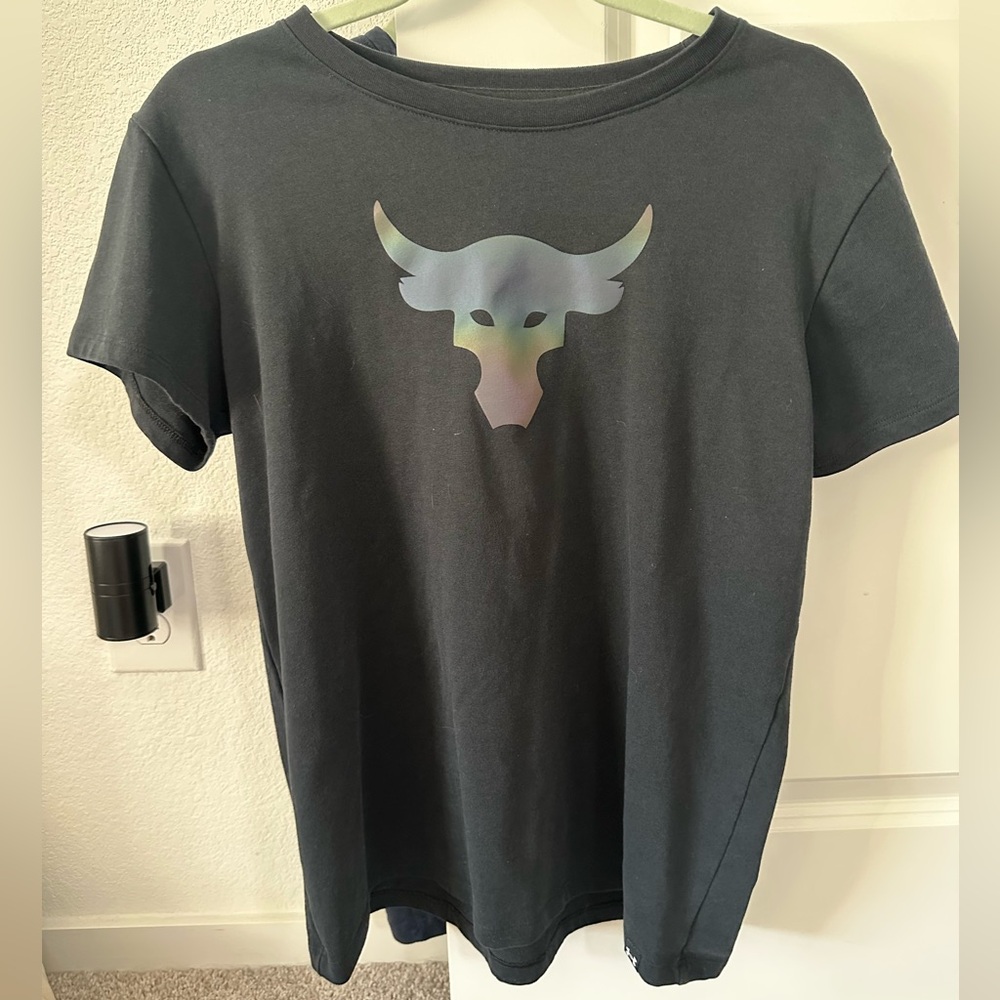 Under Armour Black Iridescent Loose Fit Tee